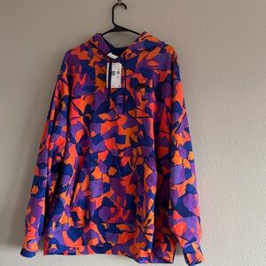 NWT Nike neon camo hoodie Men’s size XXL